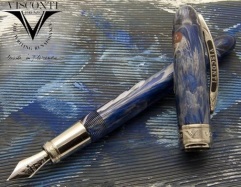 Van Gogh - Fuori produzione - Stilografica 2 Midi Blue - Silver - Penna Stilografica